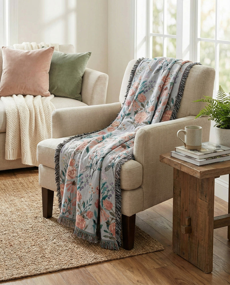 Fleece Haven Collection Area Rug -  Missoula Rectangle Multi  lifestyle 3