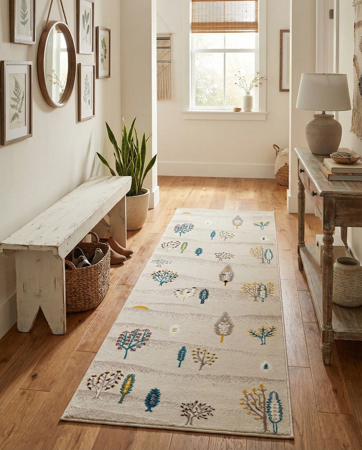 Coastal Haven Collection Area Rug -  Surfside Runner Ivory  lifestyle 117