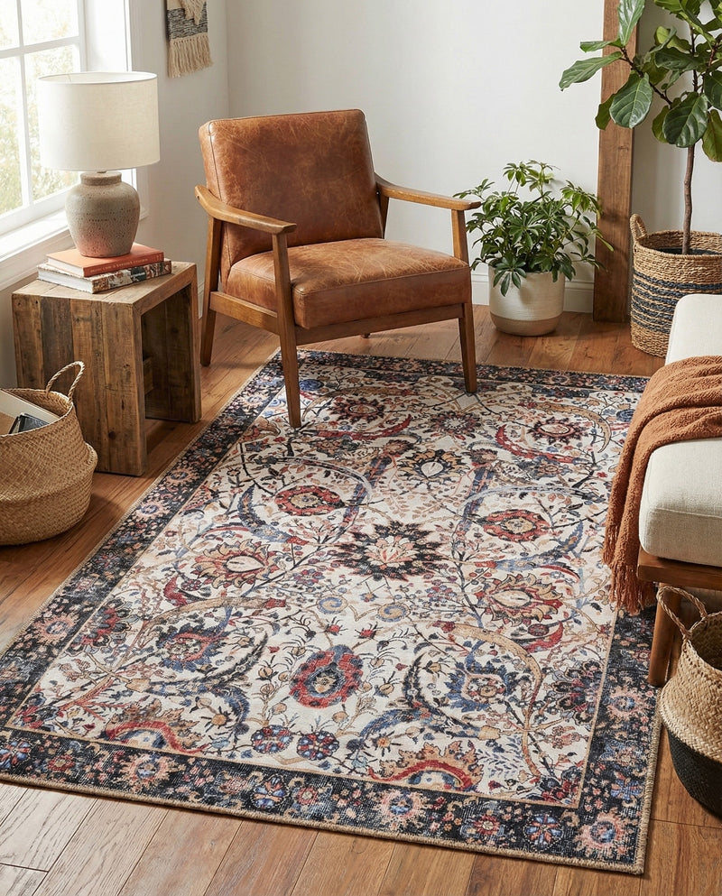 Heritage Elegance Collection Area Rug -  Topkapi Rectangle Ivory  lifestyle 20