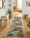 Colorburst Oasis Collection Area Rug -  Chroma Runner Multi  lifestyle 43