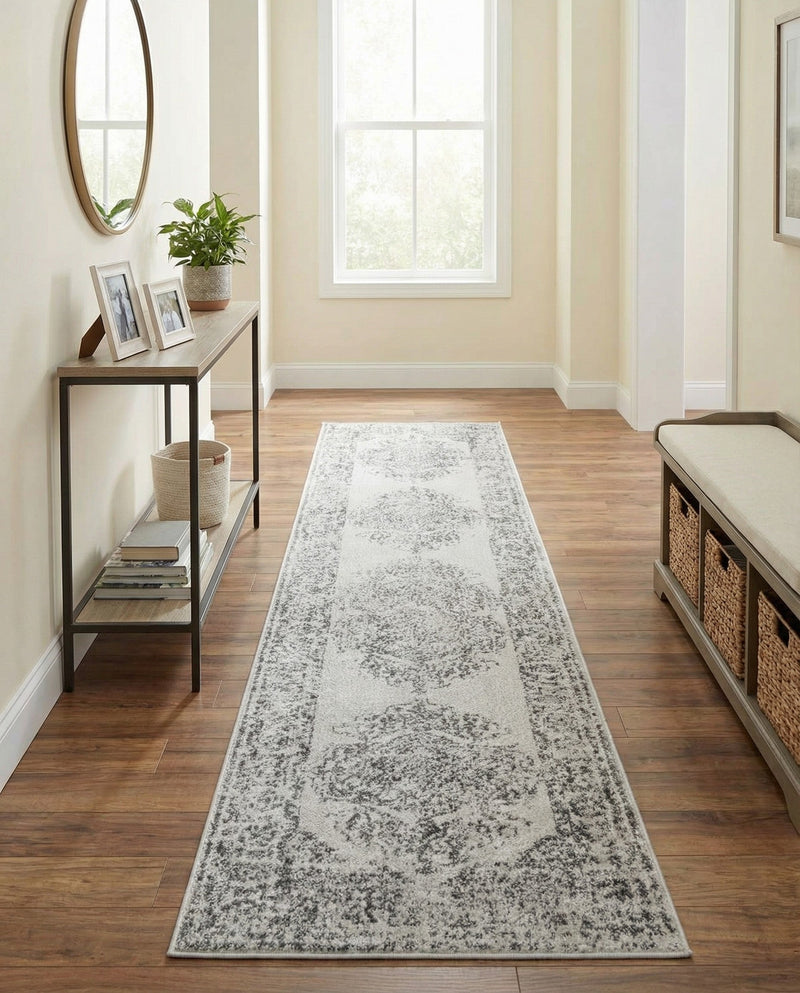 Cambridge Classics Collection Area Rug -  Magdalene (Ivory) Runner Ivory  lifestyle 39