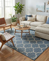 Savannah Pergola Collection Area Rug - Arbor (Navy Blue) Rectangle Navy Blue  lifestyle 26