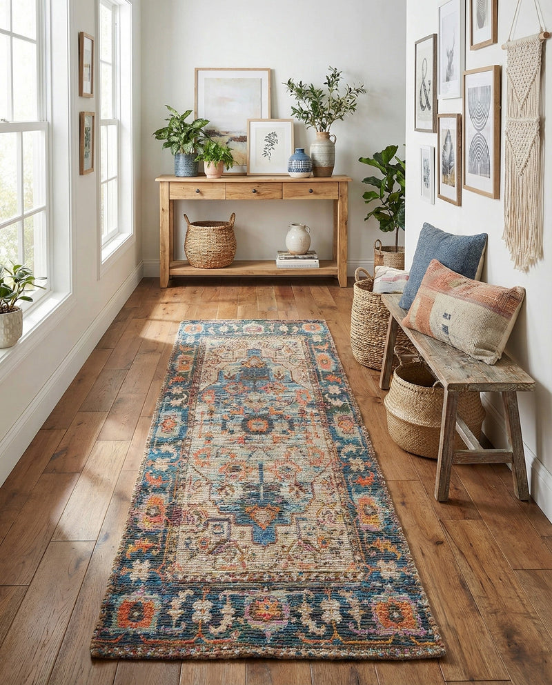 Savannah Threads Collection Area Rug -  Atacama Runner Multi  lifestyle 49