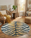 Aegean Elegance Washables Collection Area Rug -  Milos Round Light Brown  lifestyle 53