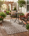 Savannah Pergola Collection Area Rug -  Pavilion (Brown) Rectangle Brown  lifestyle 3