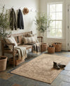 Sahara Sands Collection Area Rug -  Tanis Rectangle Natural  lifestyle 10