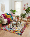 Colorburst Oasis Collection Area Rug -  Calypso Rectangle Multi  lifestyle 6