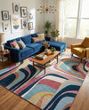 Urban Terrace Collection Area Rug - Venice Rectangle Multi  lifestyle 24