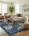Horizon Collection Area Rug - Dawn Rectangle Blue  lifestyle 44