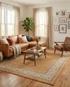Soho Elegance Collection Area Rug -  Mercer (Orange) Rectangle Orange  lifestyle 18
