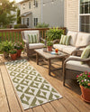 Urban Oasis Rugs Collection Area Rug -  Highrise (Green) Runner Green  lifestyle 34