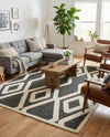 Monochrome Collection Area Rug -  Glacier Rectangle Gray  lifestyle 33