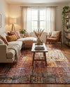 Seville Elegance Collection Area Rug - Cordoba Rectangle Rust Red  lifestyle 27