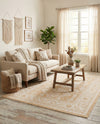 Tribal Terrace Treasures Collection Area Rug -  Incan Isle (Natural) Rectangle Natural  lifestyle 9