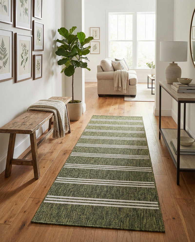 Urban Oasis Rugs Collection Area Rug -  District (Green) Runner Green  lifestyle 56
