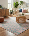Urban Oasis Rugs Collection Area Rug -  Boulevard (Pink and Aqua) Square Pink and Aqua  lifestyle 53