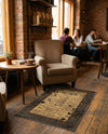 Bistro Lounge Collection Area Rug -  Affogato Rectangle Beige  lifestyle 33