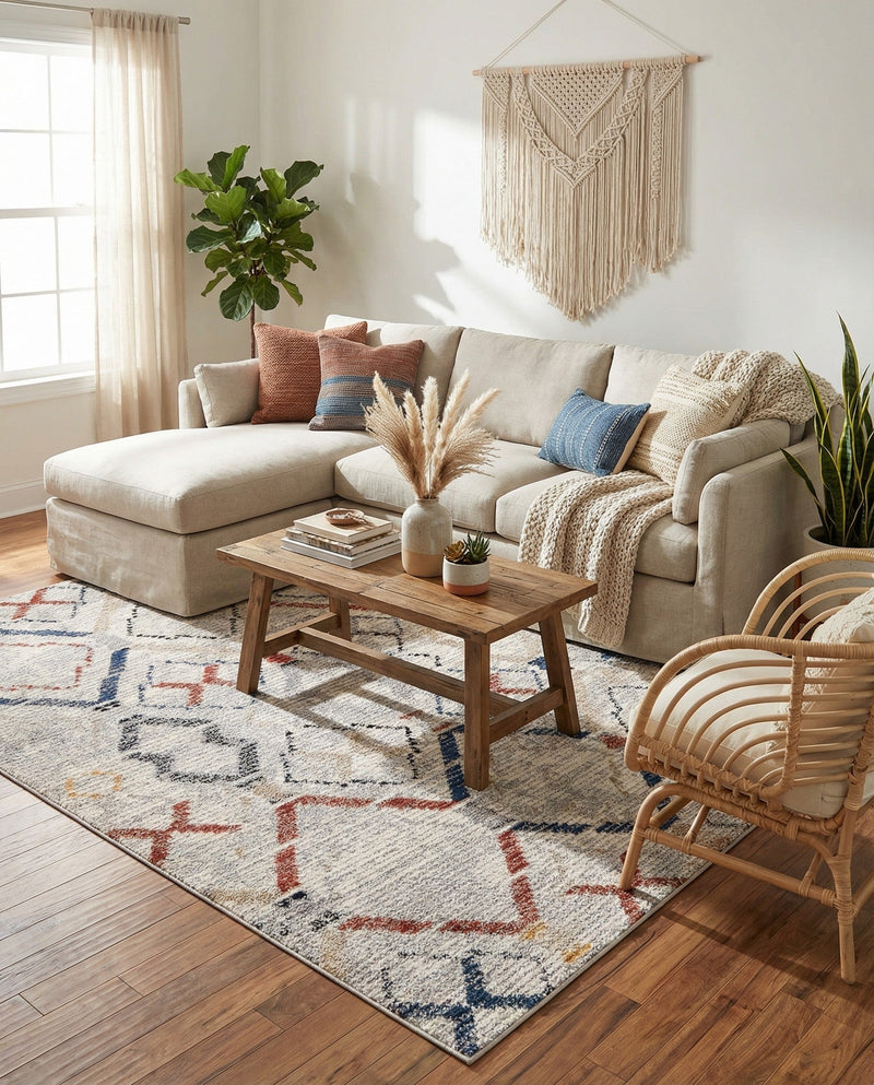 Santa Fe Trails Collection Area Rug - Canyon Rectangle Multi  lifestyle 12