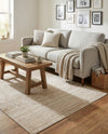 Jewel Oasis Collection Area Rug - Sapphire (Ivory) Rectangle Ivory  lifestyle 12