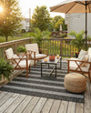 Urban Oasis Rugs Collection Area Rug -  District (Charcoal) Rectangle Charcoal  lifestyle 19
