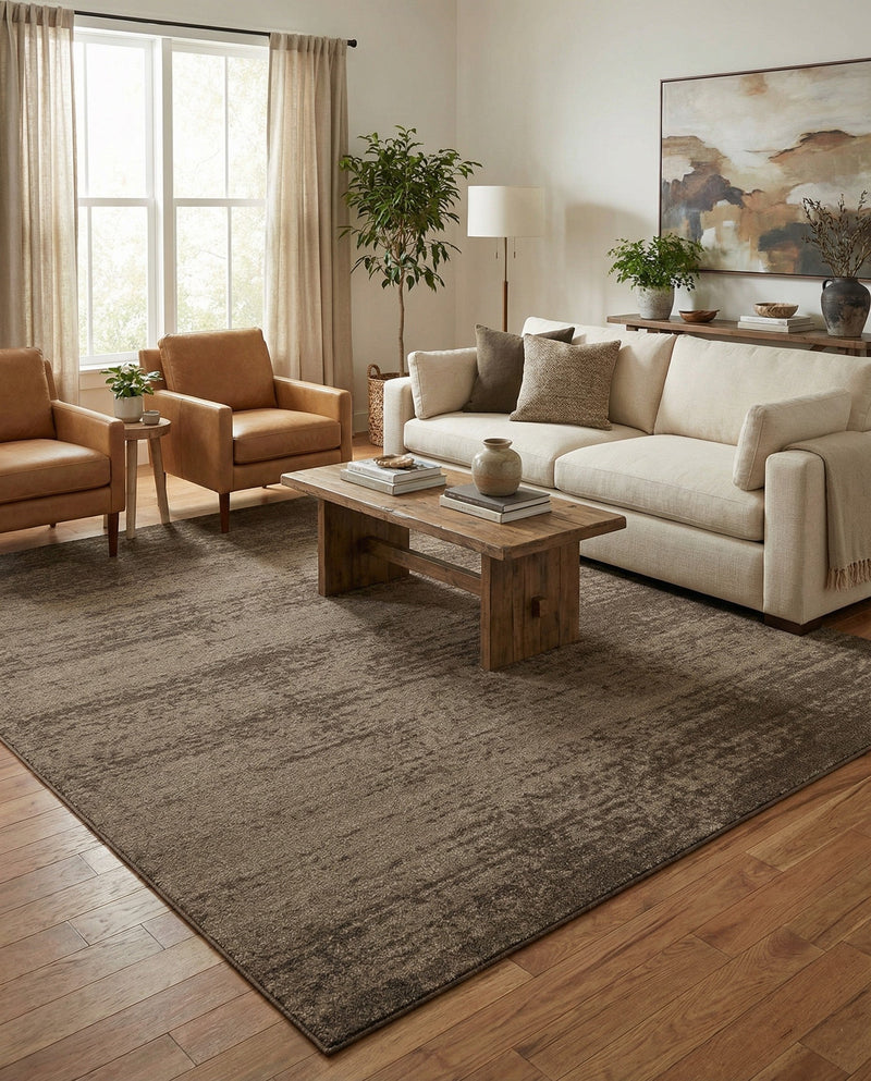 Studio Haven Collection Area Rug -  Gallery (Brown) Rectangle Brown  lifestyle 41
