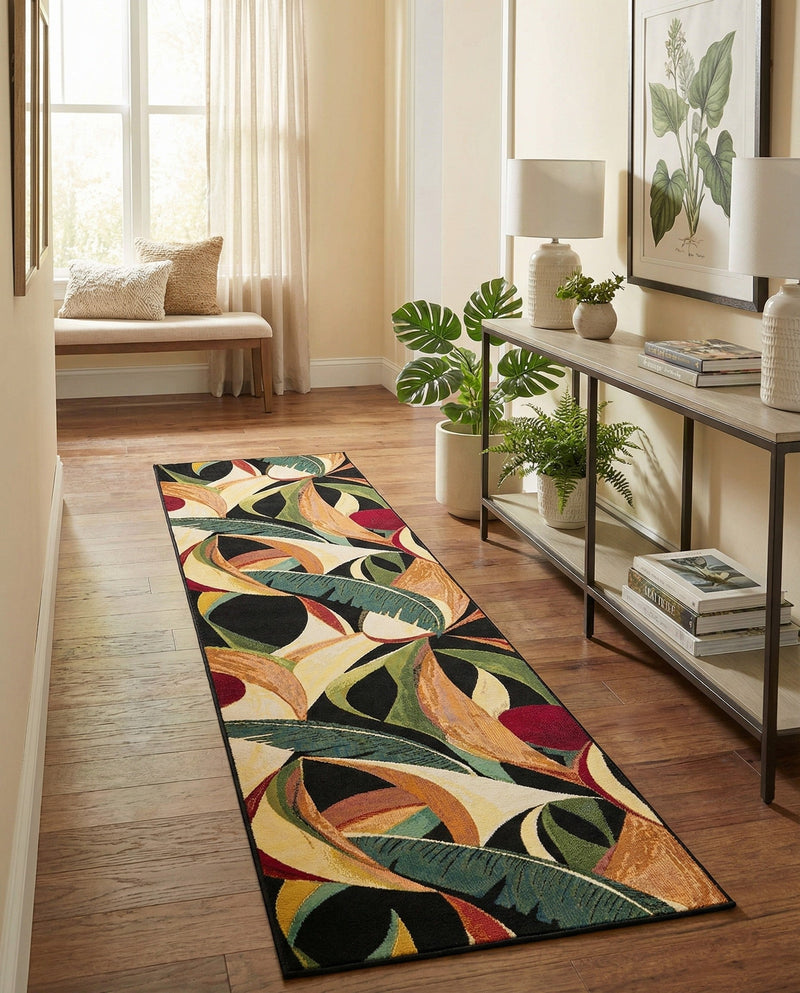 Seaside Blooms Collection Area Rug -  Tivoli Runner Multi  lifestyle 80