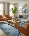 Urban Terrace Collection Area Rug -  Chelsea (Blue) Rectangle Blue  lifestyle 14