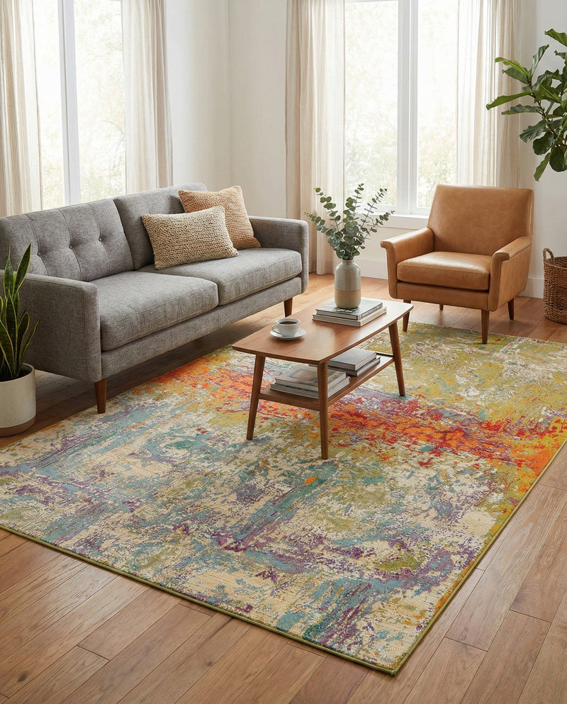 Urban Terrace Collection Area Rug -  Terrace Rectangle Multi  lifestyle 27