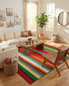 Urban Terrace Collection Area Rug -  Canopy Rectangle Multi  lifestyle 3