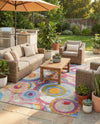 Urban Terrace Collection Area Rug -  Plaza Rectangle Multi  lifestyle 17