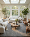 Berkshire Estate Collection Area Rug - Windsor (Earl Grey) Square Earl Grey  lifestyle 51