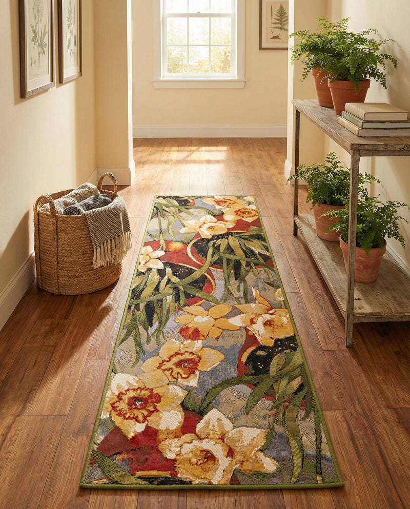 Seaside Blooms Collection Area Rug - Eden Runner Multi  lifestyle 65