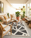 Monochrome Collection Area Rug -  Onyx Rectangle Gray  lifestyle 23