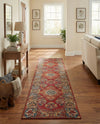 Patio Heritage Collection Area Rug -  Terrace Runner Antique Red  lifestyle 69