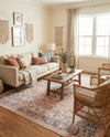 Bazaar Chic Collection Area Rug -  Chefchaouen Rectangle Salmon Pink  lifestyle 18