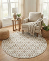 Coastal Haven Collection Area Rug -  Seafarer Round Ivory  lifestyle 40