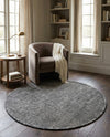 Berkshire Estate Collection Area Rug - Windsor (Earl Grey) Round Earl Grey  lifestyle 40