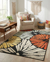 Outdoor Marrakesh Collection Area Rug -  Tetouan Rectangle Multi  lifestyle 28