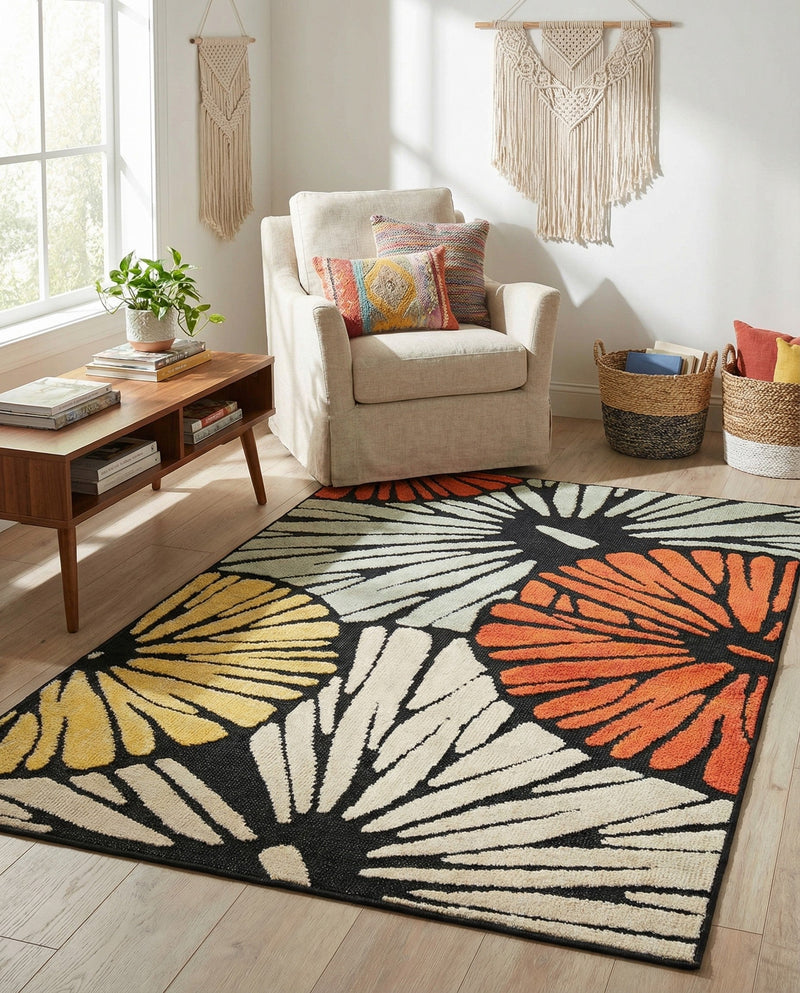 Outdoor Marrakesh Collection Area Rug -  Tetouan Rectangle Multi  lifestyle 28