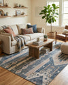 Cascade Range Collection Area Rug - Hood (Navy Blue) Rectangle Navy Blue  lifestyle 19