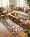 Savannah Escape Collection Area Rug -  Amazon (Brown) Rectangle Brown  lifestyle 10