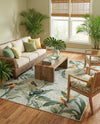 Seaside Blooms Collection Area Rug -  Tropic Rectangle Multi  lifestyle 42