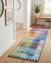 Urban Terrace Collection Area Rug -  Atrium Runner Multi  lifestyle 71