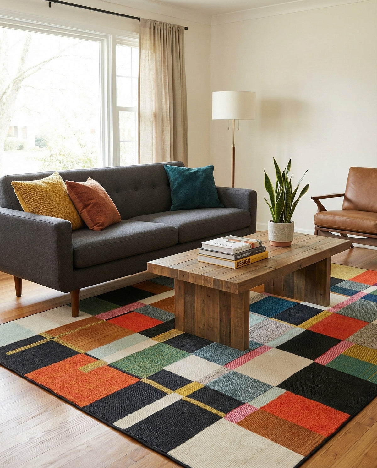 Outdoor Marrakesh Collection Area Rug -  Tangier Rectangle Multi  lifestyle 13