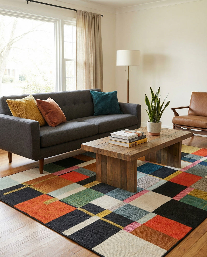 Outdoor Marrakesh Collection Area Rug -  Tangier Rectangle Multi  lifestyle 13