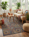 Coastal Terrace Collection Area Rug -  Lagoon Rectangle Multi  lifestyle 14