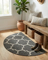 Savannah Pergola Collection Area Rug - Arbor (Black) Hearth Black  lifestyle 71