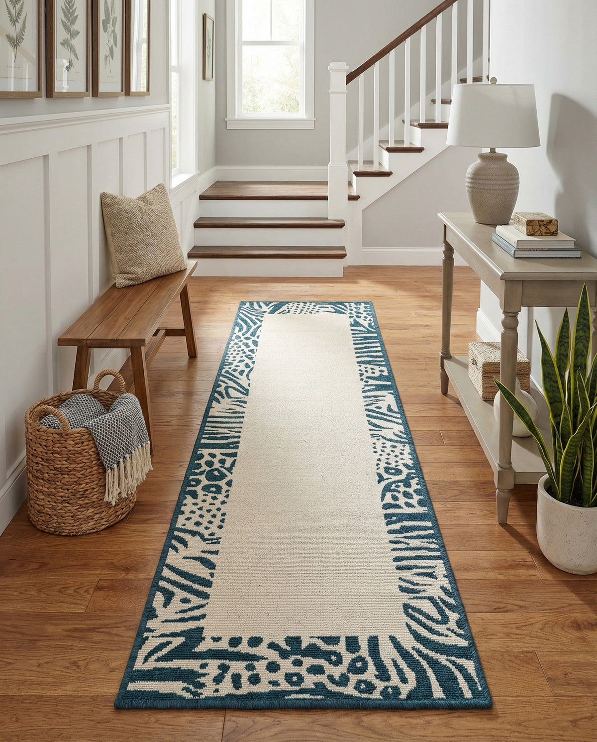 Savannah Escape Collection Area Rug - Serengeti Runner Ivory  lifestyle 81