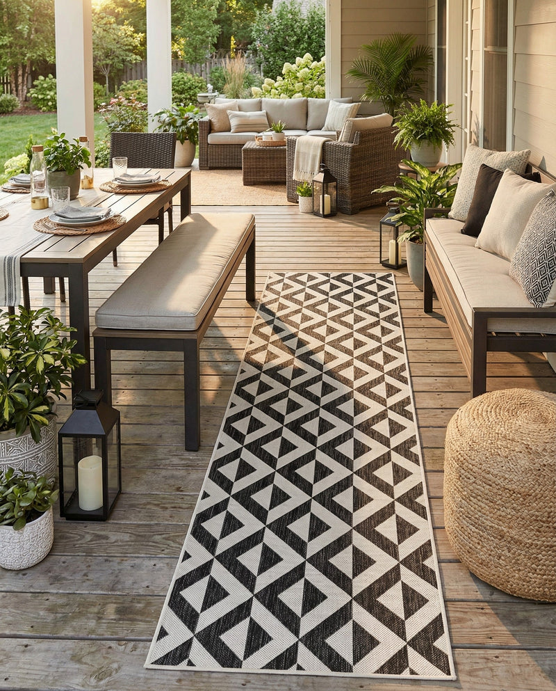 Urban Oasis Rugs Collection Area Rug -  Highrise (Charcoal Gray) Runner Charcoal Gray  lifestyle 33