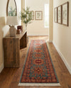 Persian Elegance Collection Area Rug -  Bushehr Runner Light Blue  lifestyle 33